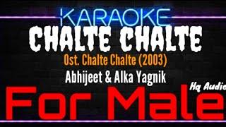 Karaoke Chalte Chalte ( For Male ) - Abhijeet & Alka Yagnik Ost. Chalte Chalte (2003)