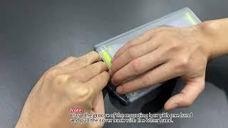 WSKEN iPhone series or Samsung s24 series Screen Protector Roller installation box instruction video