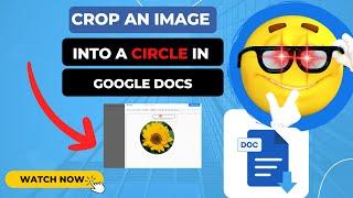 Crop an Image Into a Circle in Google Docs