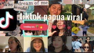 tiktok papua viral terbaru || versi cewek papua cantik wow