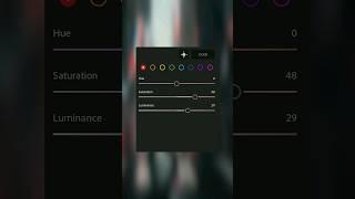 RED COLOR ISOLATION in Lightroom App | color grading |StruggleVerse #editing #shorts #youtubeshorts