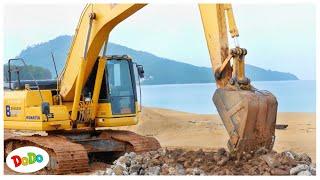 Bagger entdecken auf der Baustelle | Bagger Kinder | Dodo