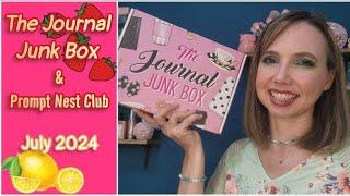 Journal Junk Box July 2024  PLUS Prompt Nest Club and New Updates!