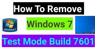 Test Mode Windows 7 Build 7601 Problem Solved - How to Fix Test Mode Windows 7 Build 7601 Problem