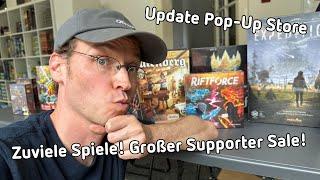Zuviele Spiele gekauft - Zweiter Supporter Sale – Vlog Pop-Up Store