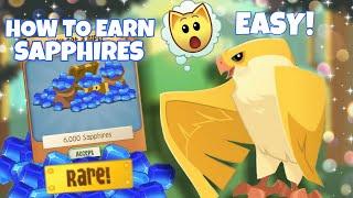 THE BEST WAY TO EARN SAPPHIRES! *WORKING 2024* | AJPW | ANIMAL JAM