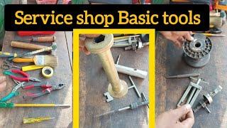 Basic tools for Small Electrical Service shop / Mixie service tools // fan service tools @DMSzone