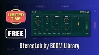 Amazing Plugin FREE FOR LIMITED TIME(10,000 licenses) - StereoLab by BOOM Library - Sound Demo