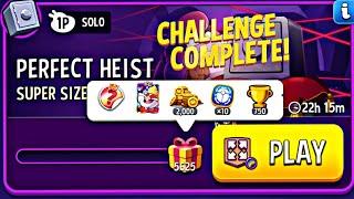 super sized rainbow solo challenge | perfect heist very easy challenge | match masters