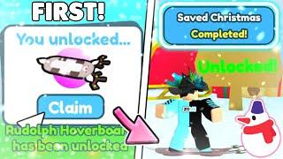 ⭐ I Saved CHRISTMAS & Got 1ST RUDOLPH HOVERBOARD! - Pet Simulator X Christmas Event Part 2!