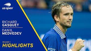 Richard Gasquet vs Daniil Medvedev Highlights | US Open 2021 Round 1