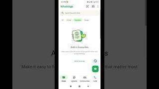 Whatsapp new update | whatsapp favourite chat #shorts #youtubeshorts #trending #tech #new