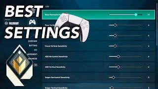 BEST SETTINGS FOR *PERFECT AIM* ON CONTROLLER (PS5/XBOX) - Valorant Console
