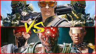 Cyberpunk 2077 - Militech VS Maelstrom! NPC Wars of Night City