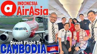 Mantap! Indonesia AirAsia Flight QZ474 Jakarta - Phnom Penh
