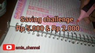 Saving Challenge Rp2.000 & Rp 5.000 Anti Gagal #menabung #saving #savingchallenge #budgeting