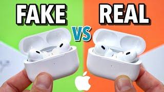 FAKE VS REAL Apple AirPods Pro 2 - Perfect Clone - Buyers Beware!
