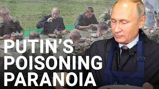 Putin’s  paranoia so extreme KGB agents cook his food