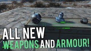 Fallout 4 - Automatrons NEW Weapons, Armour and Items SHOWCASE!