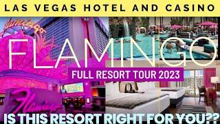 Flamingo Las Vegas 2023 FULL resort tour GO room and POOLS OPEN!