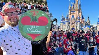 Christmas Day At Disney’s Magic Kingdom 2021 | Disney Christmas Parade & Liberty Tree Tavern Dinner