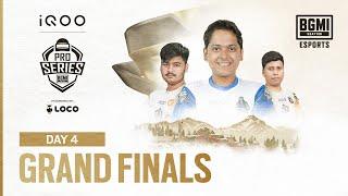 [Hindi] Grand Finals Day - 4 | iQOO BMPS Powered By Loco