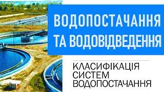 Водопостачання та водовідведення - Класифікація систем водопостачання