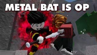 Sức Mạnh Của Metal Bat Khi Full Power 1 Phím Là ONE SHOT - The Strongest Battlegrounds I Roblox