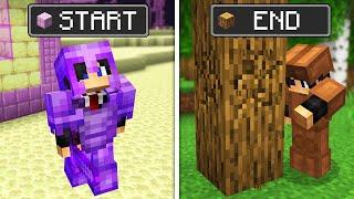 Minecraft but you beat it Backwards...