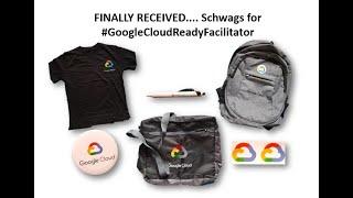 UNBOXING OF SCHWAGS got by  #GoogleCloudReadyFascilitator PROGRAM