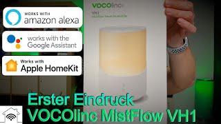 VOCOlinc MistFlow VH1 Luftbefeuchter und Diffusor - Erster Eindruck [Unboxing + App Review + Test]