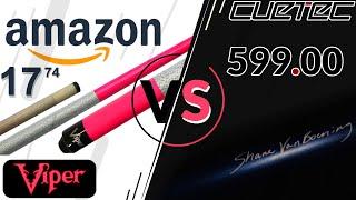 I Bought the Cheapest Pool Cue on Amazon | $599.00 vs. $17.74 Pool Cue