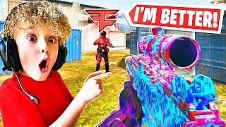 KILLING FAZE MEMBERS with HOLGER 556 *NEW META* & WSP 9 in WARZONE