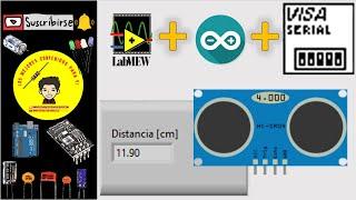 Labview + Arduino #6 - Sensor ultrasónico HC-SR04 - Sin librerías