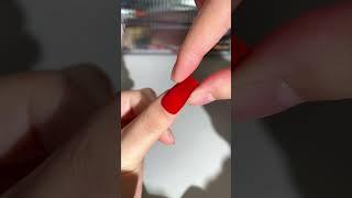 Use gel nail stickers to DIY my nails.#unailtify #uvnails #uvnailstickers #nails #nail