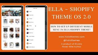 #9 - How to set up A Different Mobile Menu in Ella - Multipurpose Shopify Theme OS 2.0?