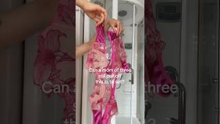 Transparent see through lingerie try on haul #blonde #reels #tiktok