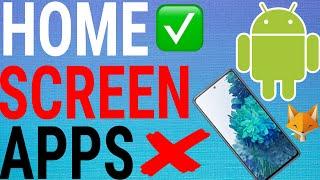 How To Remove Apps From Android Home Screen