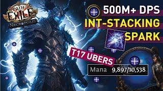 Highest SPARK DPS build in 3.24?!【INT/Mana Stacker Spark】Destroys T17 like a piece of cake! 3.24