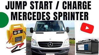Mercedes Sprinter Battery Location & How to Jump Start / Charge Flat Battery