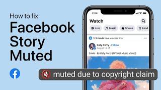 How To Fix Facebook Story Muted Due To Copyright Claim - Guide