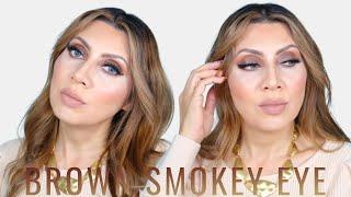 BROWN SMOKEY EYE TUTORIAL  [SUPER EASY]