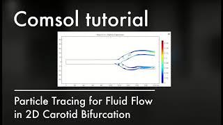 Comsol Tutorial - Particle Tracing for Fluid Flow in 2D Carotid Bifurcation