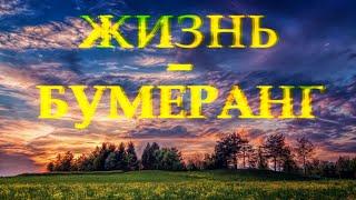 Стих с глубоким смыслом "Жизнь - бумеранг" Олег Гаврилюк Читает Леонид Юдин