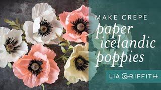 Crafting Icelandic Poppy Flowers with Crepe Paper: DIY Tutorial