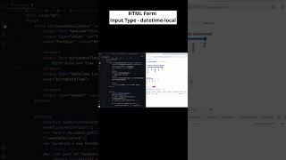 Mastering HTML Input Type: datetime-local - Ultimate Guide! #htmlform #codewithmayur