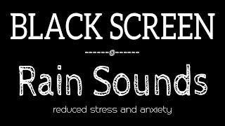 Say Goodbye to Insomnia with Rain Sounds Black Screen for Sleeping, Study & Relaxation