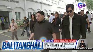 Sandro Muhlach at NBI, naghain ng reklamo sa DOJ vs. Jojo Nones at Richard Cruz | Balitanghali