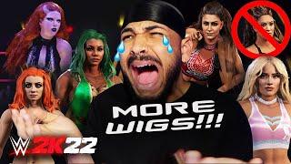 WE GOT NEW WIGS...AGAIN | WWE 2K22 PATCH 1.12  REACTION AND GAMEPLAY