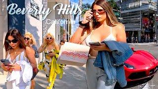 Beverly Hills Walking Tour in Los Angeles, California | The World-Famous Rodeo Drive, Supercars